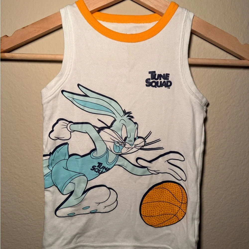 Baby gap boys 5T space jam 100% organic cotton Pajamas